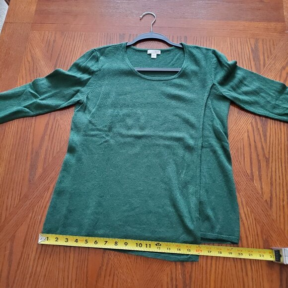 J. Jill Green asymmetrical sweater - Picture 7 of 9